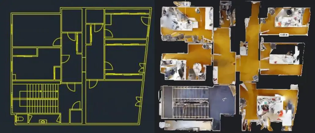 Relevé terrain plan 2D